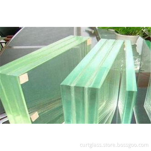 Storm Proof Laminated Safety Glass Flat , SGP Film Toughene